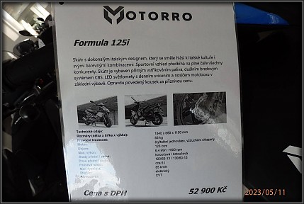 Motorro Formula 125i